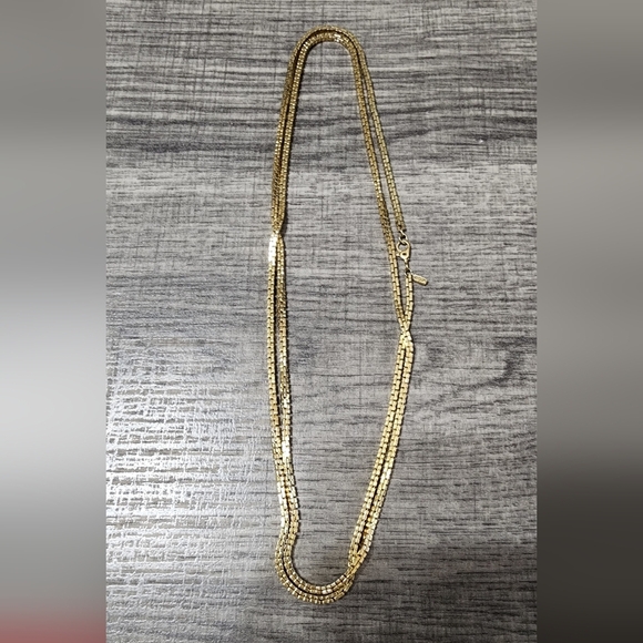 Monet Shimmering Gold Necklace - Picture 5 of 8